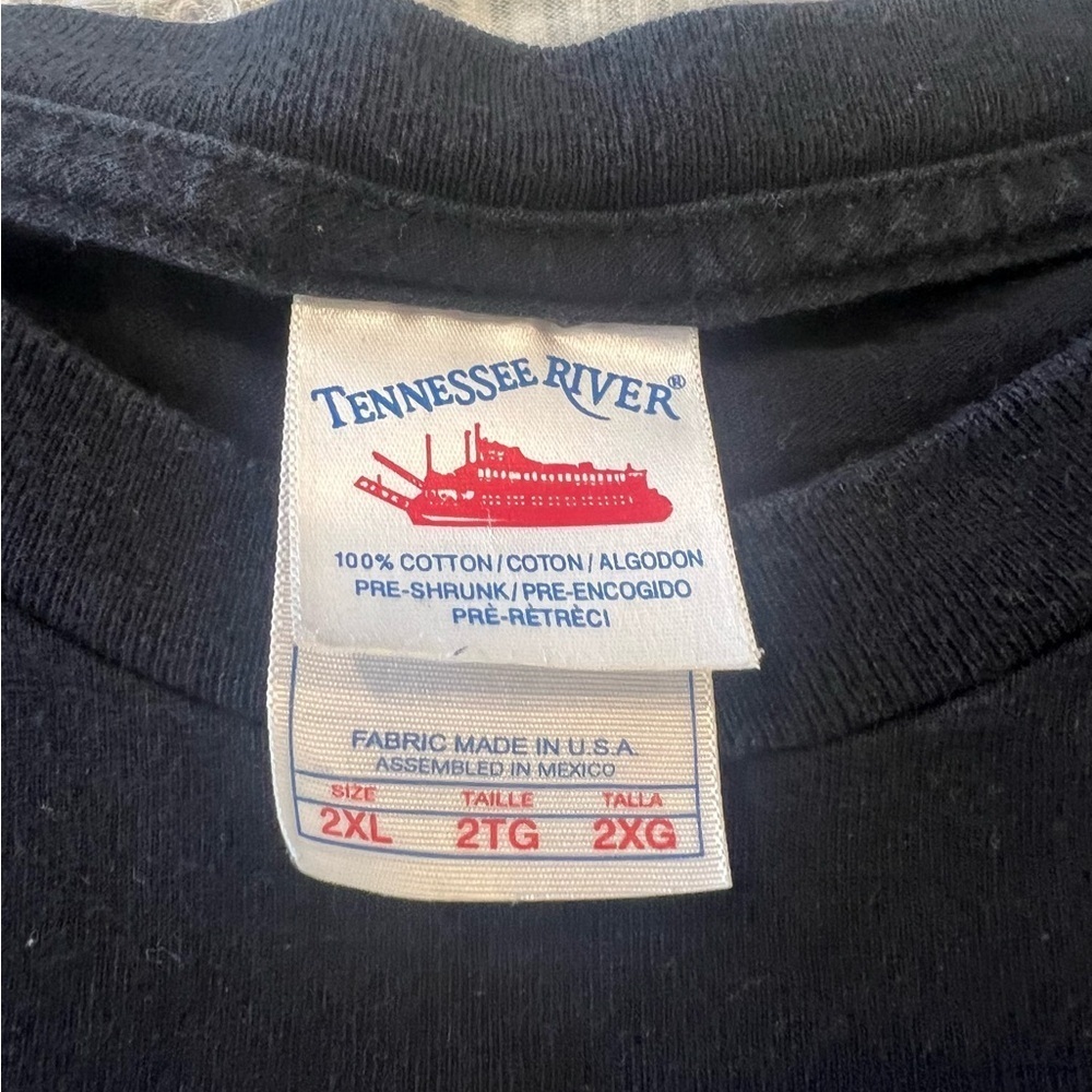 Vintage Orange County Choppers Tee Men’s 2XL Black Tennessee River Tag - Picture 6 of 6